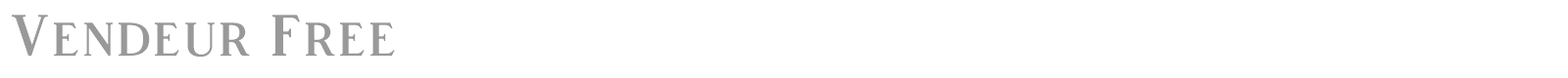 Vendeur font preview